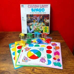 Vintage Milton Bradley CANDY LAND BINGO Board Game 1978, Ages 4-8, 2-4  Players